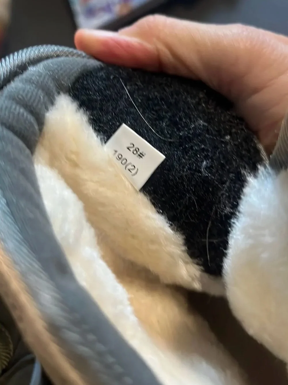 Hobibear Kids' Gray & Blue Camo Winter Boots